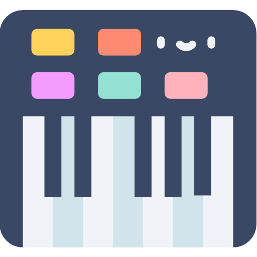 Keyboard Kawaii Flat icon