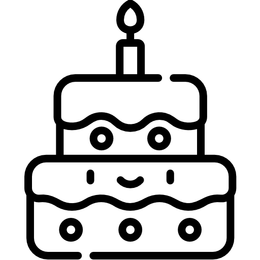 Кекс Kawaii Lineal иконка