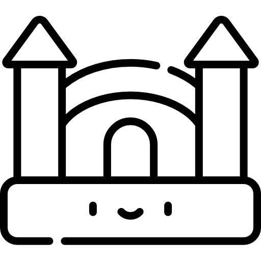 hüpfburg Kawaii Lineal icon