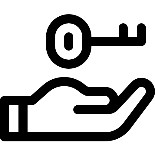 schlüssel Basic Rounded Lineal icon