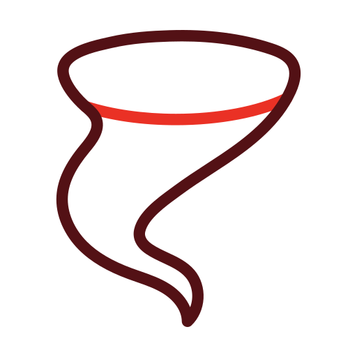 Tornado Generic color outline icon