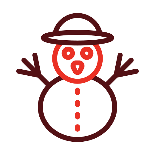 Snowman Generic color outline icon