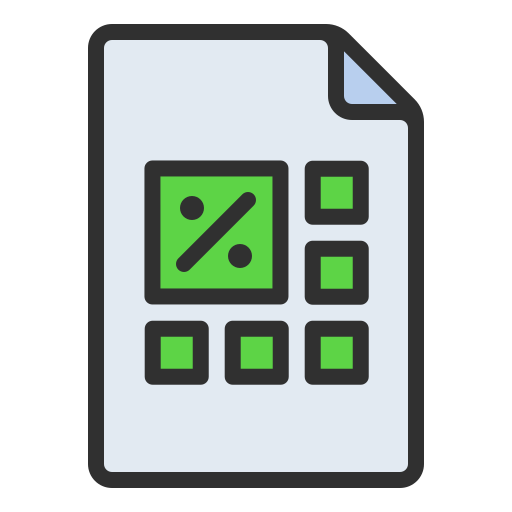 programa de contabilidad Generic color lineal-color icono