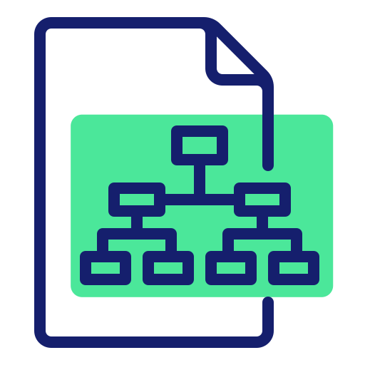 Chart file Generic color lineal-color icon