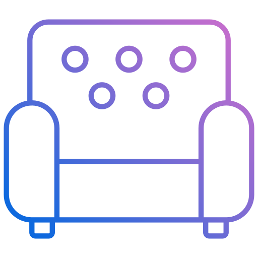 couch Generic gradient outline icon