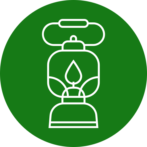 Oil lamp Generic color fill icon