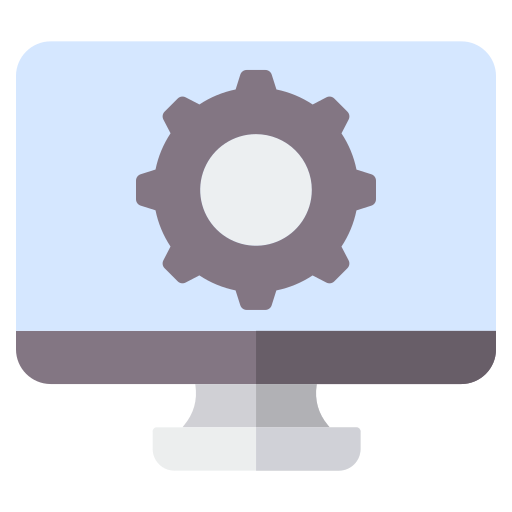 monitor Generic color fill icono