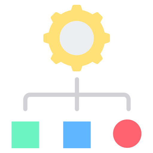 przepływ pracy Generic color fill ikona