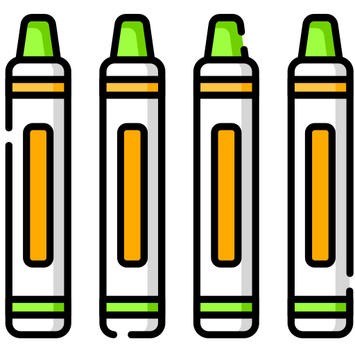 クレヨン Generic color lineal-color icon