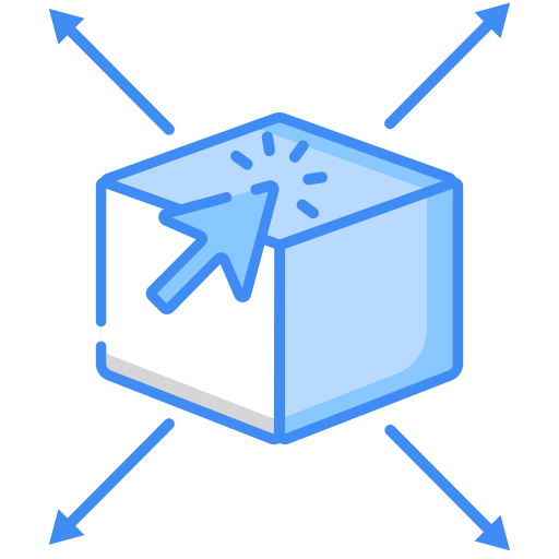 3d cube Generic color lineal-color icon