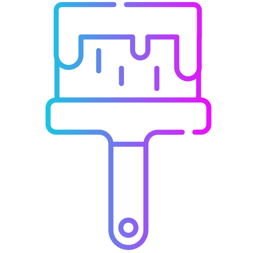 pincel Generic gradient outline Ícone