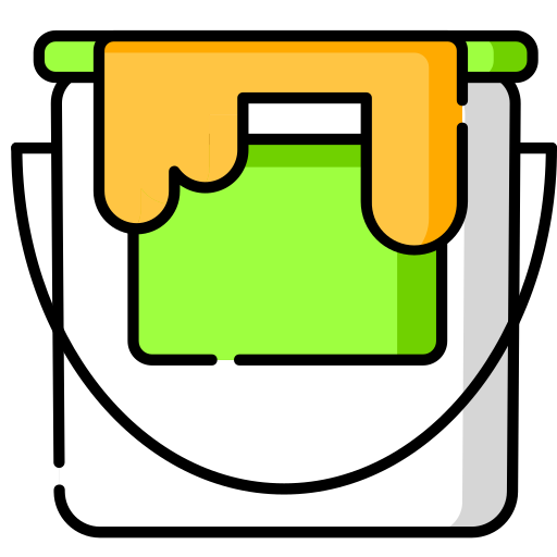 カラーバケット Generic color lineal-color icon