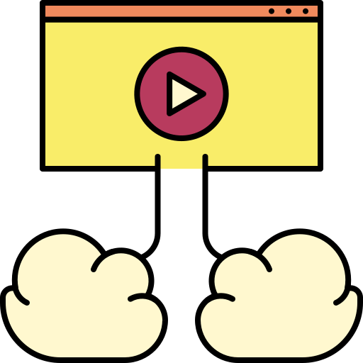 contenuti video Generic color lineal-color icona