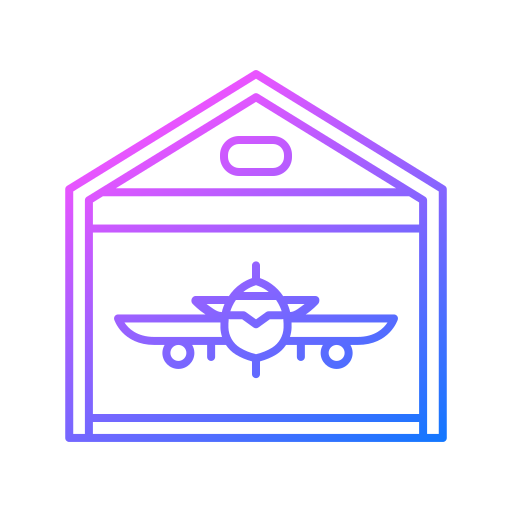 Hangar Generic gradient outline icon
