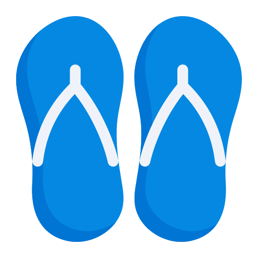 flip-flops Generic color fill icon