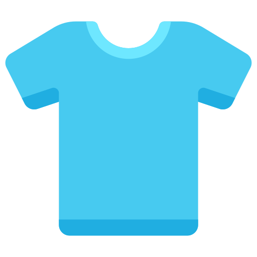 t-shirt Generic color fill icoon