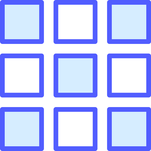 Grid Generic color lineal-color icon