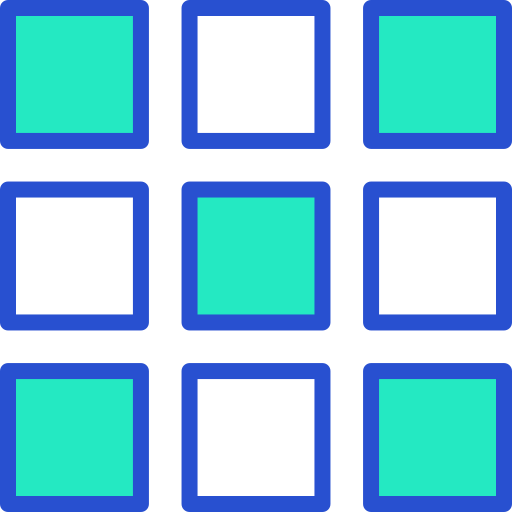 Grid Generic color lineal-color icon