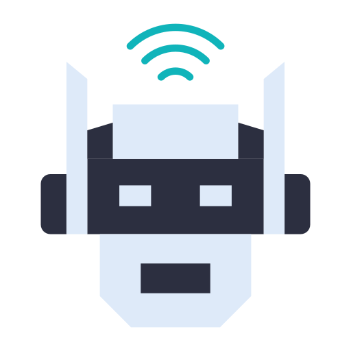 ロボットの頭脳 Generic color fill icon