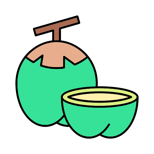 Coconut Generic color lineal-color icon