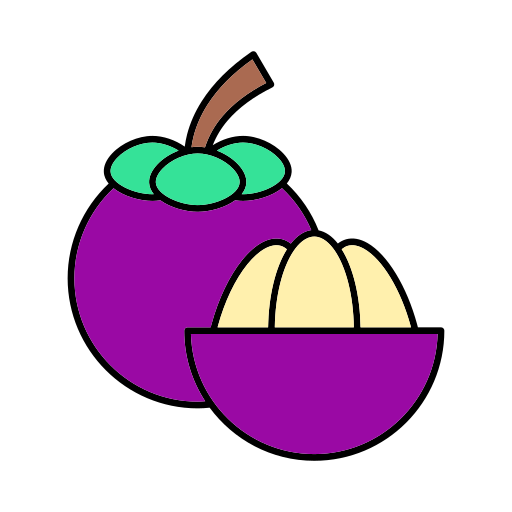 mangostan Generic color lineal-color ikona