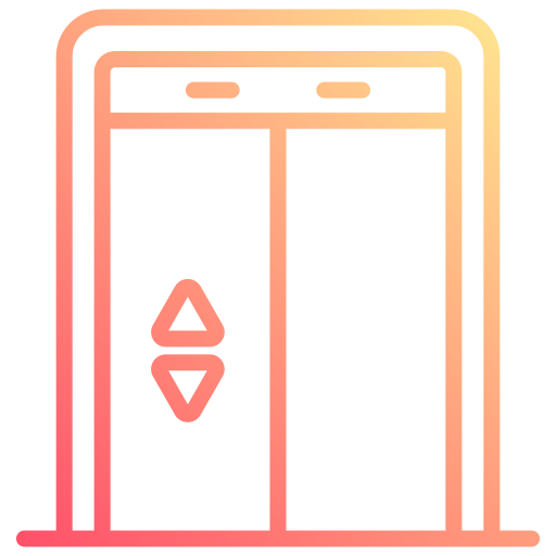 ascenseur Generic gradient outline Icône