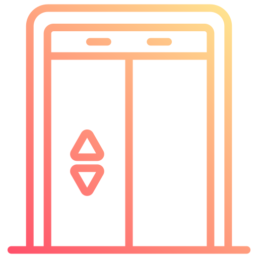 Elevator Generic gradient outline icon