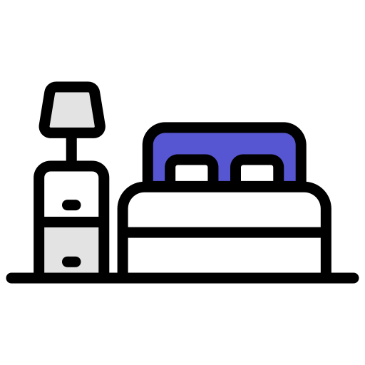 침실 Generic color lineal-color icon
