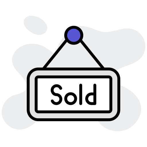 Sold sign Generic color lineal-color icon