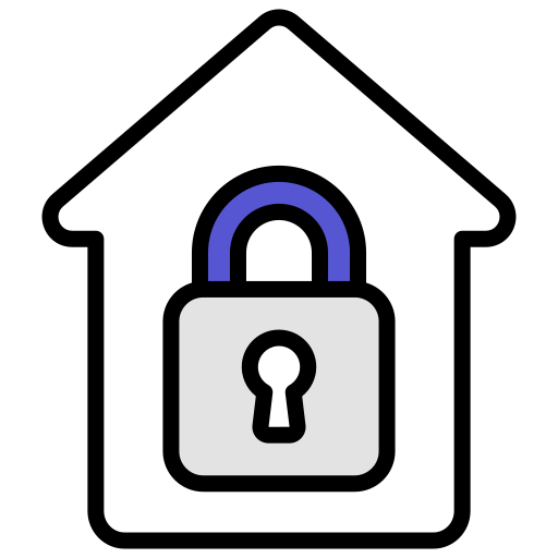 안전한 집 Generic color lineal-color icon