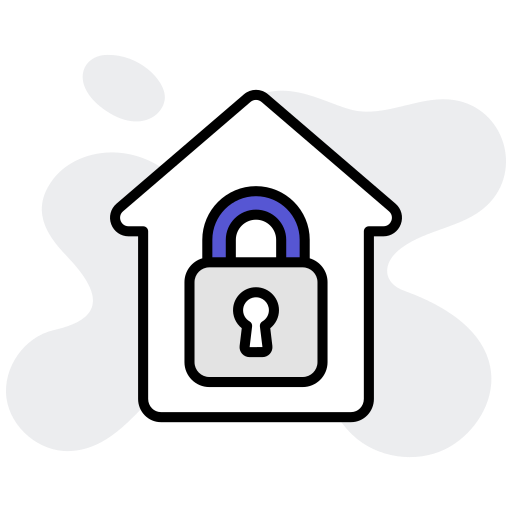 Secure home Generic color lineal-color icon