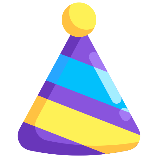 sombrero de fiesta Generic color fill icono