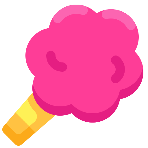 Cotton candy Generic color fill icon