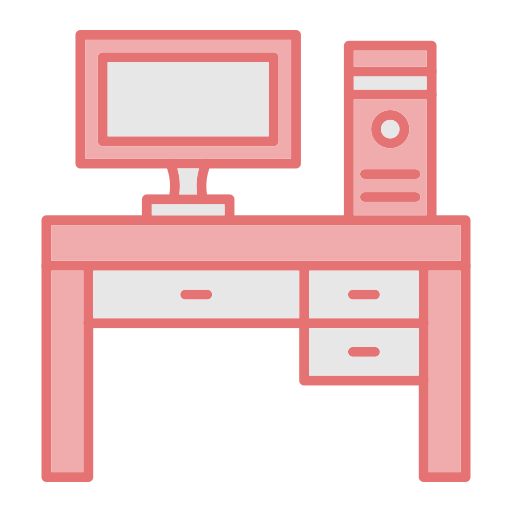 tavolo per computer Generic color lineal-color icona