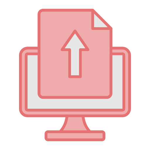 File upload Generic color lineal-color icon