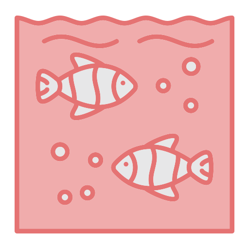 魚類 Generic color lineal-color icon