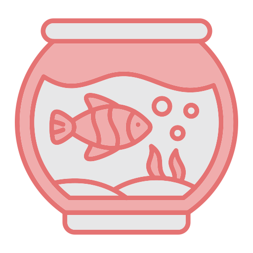 金魚鉢 Generic color lineal-color icon