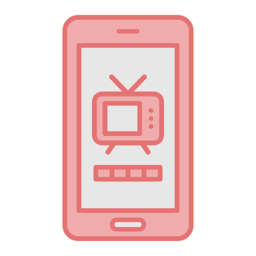 aplikacja telewizyjna Generic color lineal-color ikona