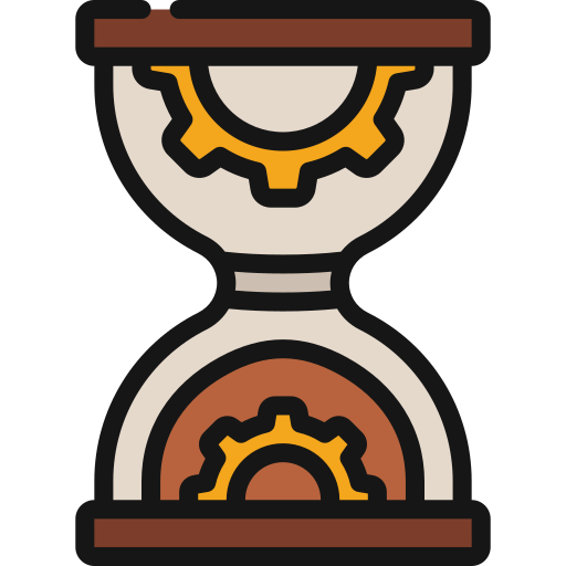 Hourglass Juicy Fish Soft-fill icon