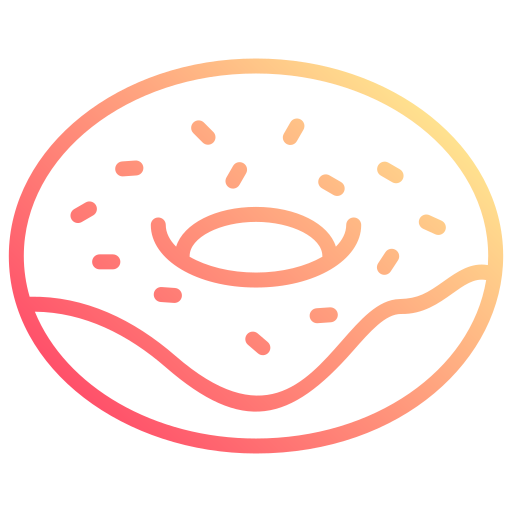 Doughnut Generic gradient outline icon
