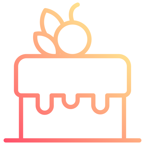 ケーキ Generic gradient outline icon