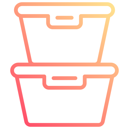 식품 용기 Generic gradient outline icon