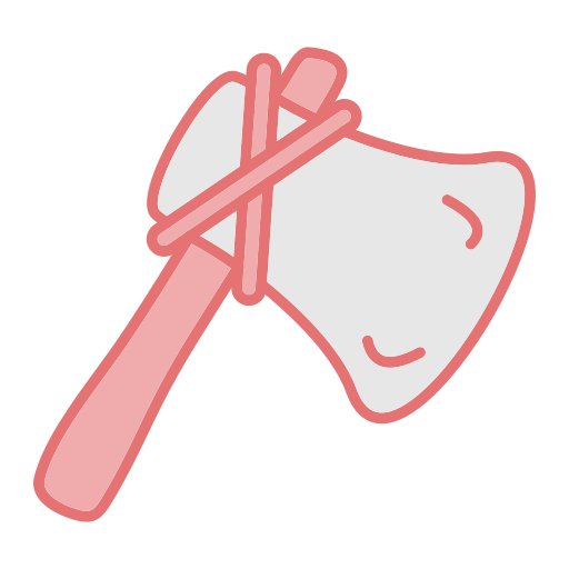 Stone axe Generic color lineal-color icon