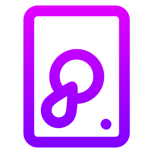 Harddrive Generic gradient outline icon