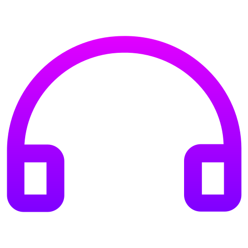 auricular Generic gradient outline icono