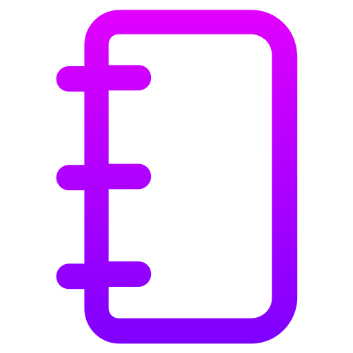 メモ帳 Generic gradient outline icon