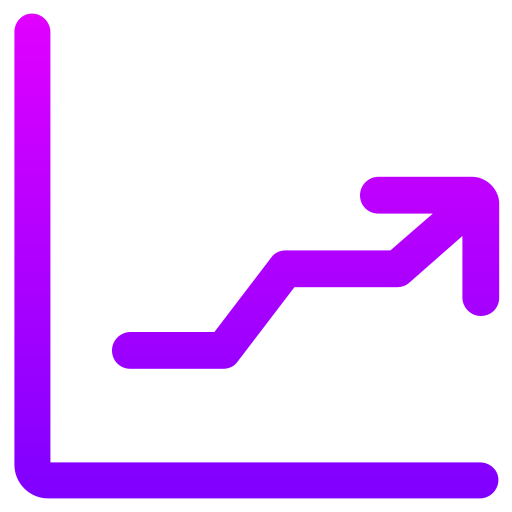 統計 Generic gradient outline icon