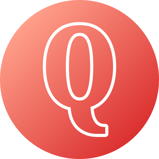 lettera q Generic gradient fill icona