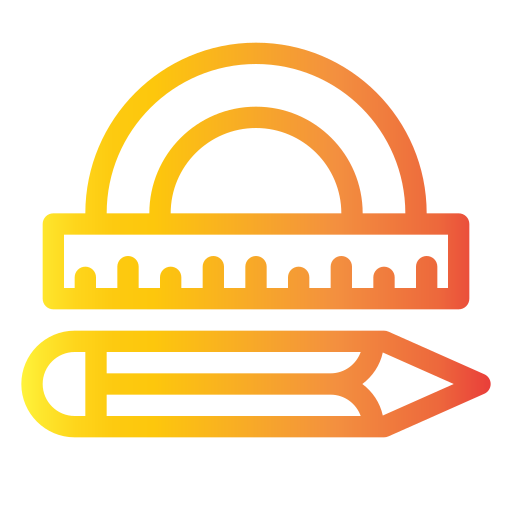 matériel scolaire Generic gradient outline Icône
