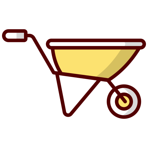 一輪車 Generic color lineal-color icon